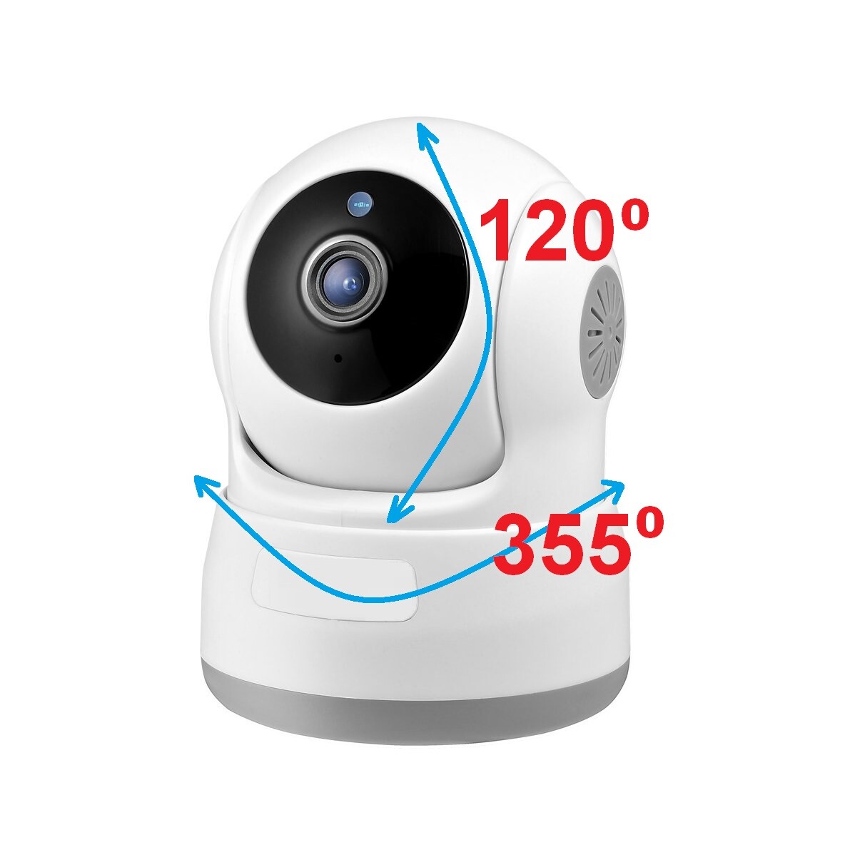 NIGHTVISION Wireless IP Security Camera Baby Monitor Two Way Audio Pan Tilt Zoom