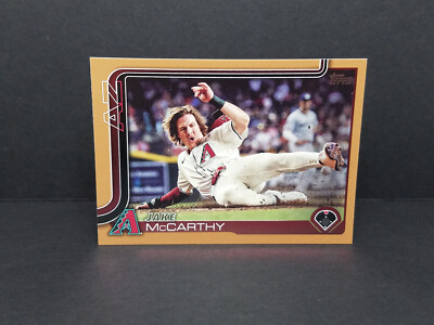 2025 Topps #243 Jake McCarthy, Diamondbacks - Gold Border Parallel (1177/2025)
