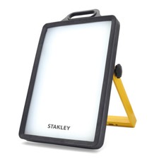 Stanley Floodlight 50W IP54 Rated Work Area LED Integrated Panel Light - Black  