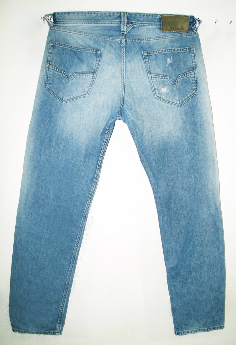 HOT Men's DIESEL DNA @ LARKEE -T 880L TAPERED DISTRESS Jeans