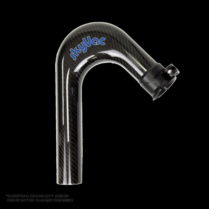 Rigid Neck Gutter Cleaning Tool, With 12” Dirt Breaker and Carbon Fibre Pole.