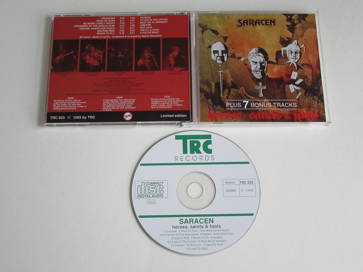SARACEN Heroes, Saints & Fools 1981 NWOBHM VERY RARE ORIG. CD