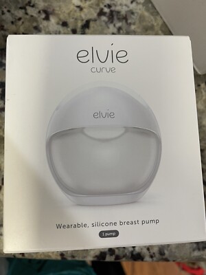 Elvie Curve Wearable Silicone Breast Pump - White