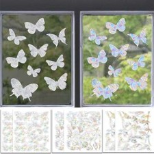 Butterfly Window Clings Non Adhesive Vinyl Stickers Sun Catcher Glass Decals Set