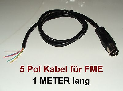 Swissphone DIN Stecker mit Kabel für Quattrino Quattro XL, XL+ FME DME Motorola