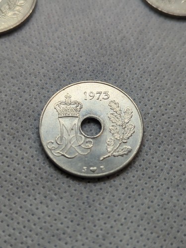 (2) 1967 (1) 1973 Denmark 25 Ore - Picture 5 of 6