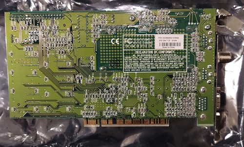 ATI All-In-Wonder 3D RAGE II+DVD 4MB 38603 101 PCI TV Tuner Video Card - Picture 3 of 9