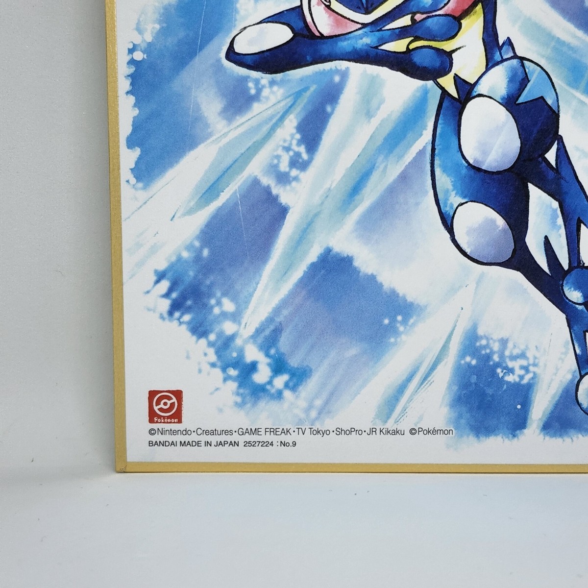 Greninja Pokemon Art Board Card Shikishi Official Bandai Nintendo