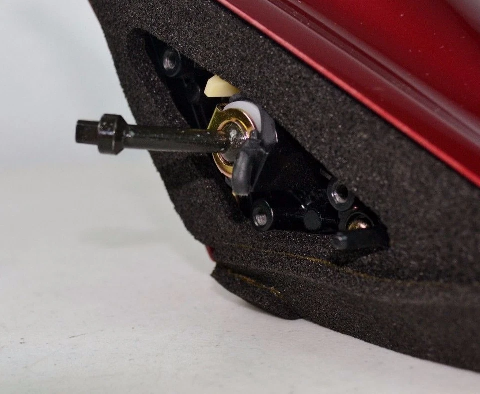 Espejo retrovisor manual exterior exterior lado del conductor izquierdo LH Probe LH granate OEM Foto 4 de 4