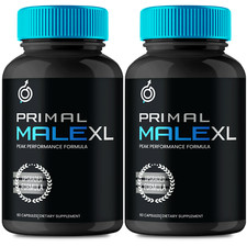 (2 Pack) Primal Male XL Men Capsules, Advanced Formula for Stamina & Virility