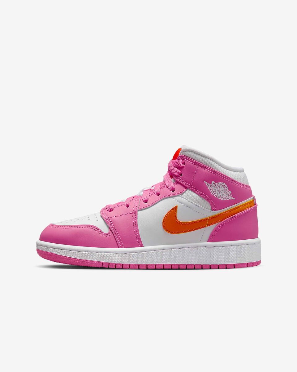 Nike Air Jordan 1 Mid Pinksicle Orange White Shoes TD DX3239 Nike Air Jordan 1 Mid Pinksicle Orange White Shoes TD DX3239