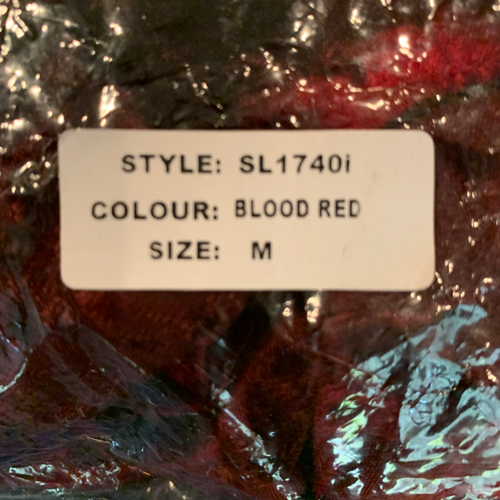 SomeDays Lovin Dress Size S Red Velour Velvet Burn For You Dress  - Picture 10 of 11