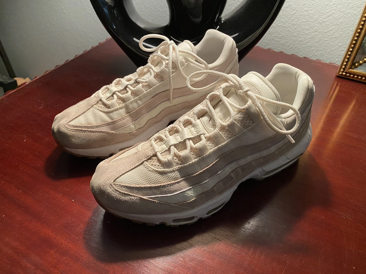 Nike Air Max 95 Prm Air Premium White 538416 102 Wht Shoes CFb79