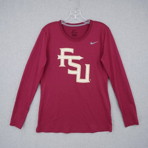 Nike Shirt Womens M Medium Red Burgundy 