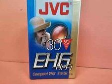 JVC VHS C Compact VHS Tape EHG Hi Fi TC-30 EHGDU 30-90 Minute Tape SEALED NEW