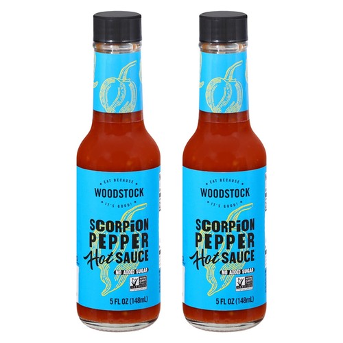 Woodstock Skorpion Pfeffer Scharfe Sauce, 5 fl oz, 2er Pack - Bild 1 von 2
