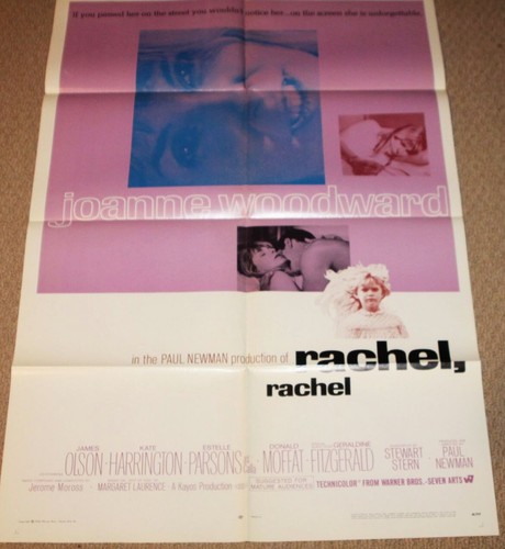 Rachel , Rachel -  Original 1968 Movie Poster Joanne Woodward Paul Newman 27x41"
