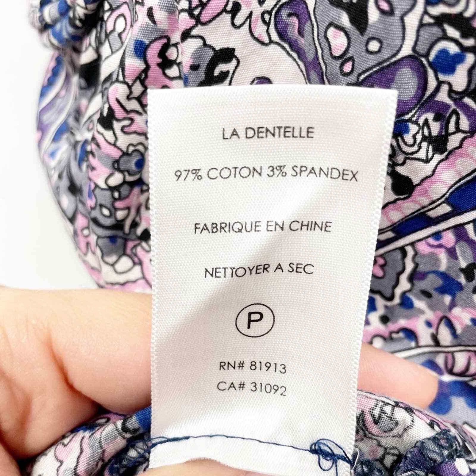 Plenty by Tracy Reece Paisley Floral Sleeveless Blouse Size 10