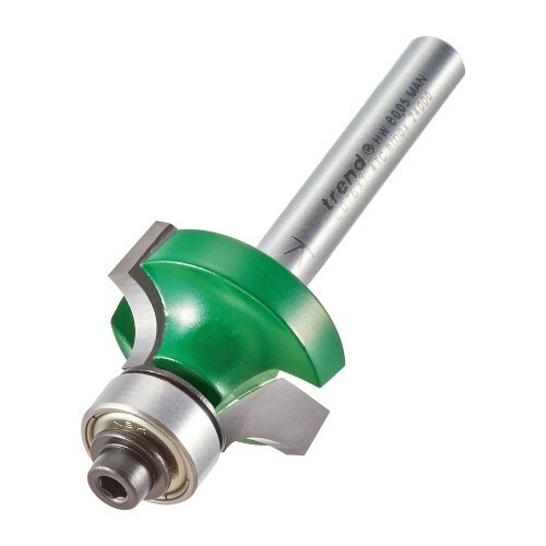 C076X1/4TC - Rounding over 6.3mm radius x 12.7mm cut of Trend
