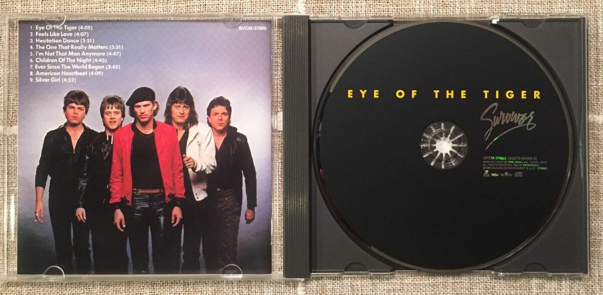 Survivor - Eye Of The Tiger (Japan Remastered CD w/OBI) BVCM-37800 Jim  Peterik