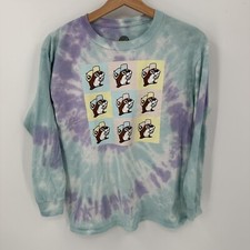 Bucees Youth Large Blue Purple Tie Dye Souvenir Shirt Boys Girls YL