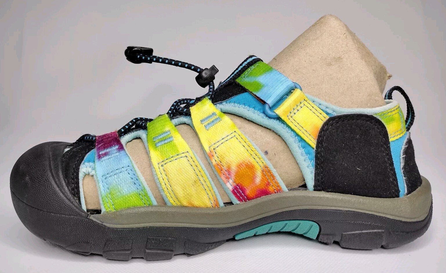 Scarpe da trekking Keen Newport H2 bambini arcobaleno tie dye acqua taglia 3 US