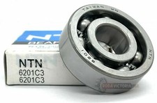 NTN 6201 C3 DEEP GROOVE BALL BEARING OPEN TYPE, NO SEALS 12x32x10 mm