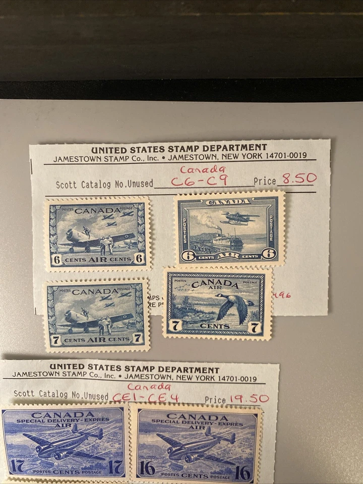 Canada Scott Cat Lot, 1956-94 ~ 69 Stamps ~ Mostly MNH ~ $279.50 Value! - Image 2 of 4