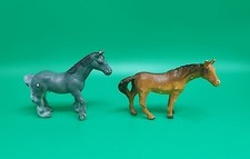 Vintage 1993 Horse Western Dollhouse Miniature Toy Figure Andalusian Clydesdale