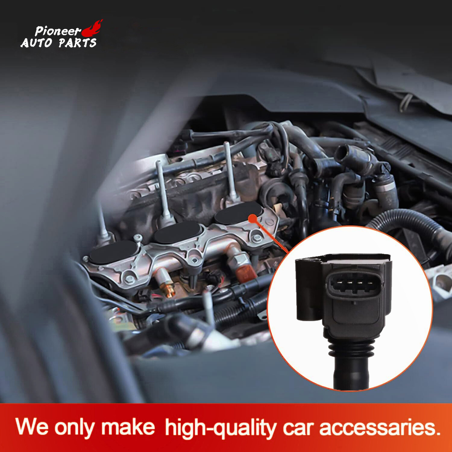 6PCS Ignition Coil Pack For 2014-21 Maserati Ghibli Levante Quattroporte 288233#