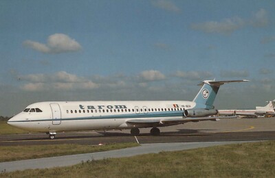 TAROM ROMANIAN AIRLINES BAC1-11 FLUGZEUG POSTKARTE AIRLINE AIRPLANE ONE-ELEVEN