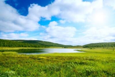 Wandbild: North Mountain Lake (4061461)