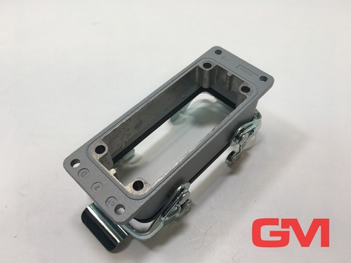 HARTING Bulkhead Housing 09300160301 Mounted Han 16B-AGG-QB B - Picture 3 of 6