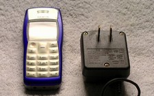 Nokia 1100B Blue/Silver Cellphone 4" x 1.75"