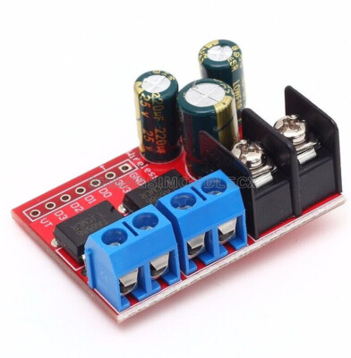 Dual DC Motor Drive Remote Control Double H-Bridge 5A PWM Speed Control Module