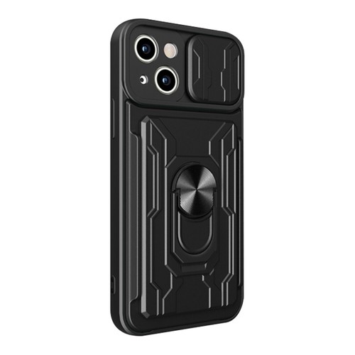 Case For iPhone 15 Pro Max 14 13 12 11 8 Camera Cover Card Slot Shockproof Stand - Picture 21 of 33