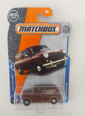 MATCHBOX MATTEL AUSTIN MINI VAN 1965 Chocolatte 8/20 MBX Service von 2017 27/12