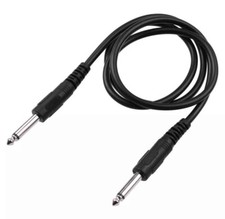 Guitar Cable Black Audio Cable for Electric Guitar Bass Keyboard 10 ft long W5J6