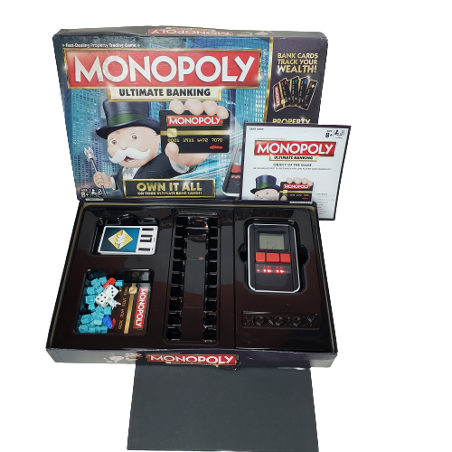 Monopoly ultimatives Bankbrettspiel ~ Bankkarten, elektronisches Familienspiel - Bild 4 von 11
