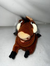 Disney Store Lion King Beanie Bean Bag Plush Pumba VINTAGE NWT 8" B15