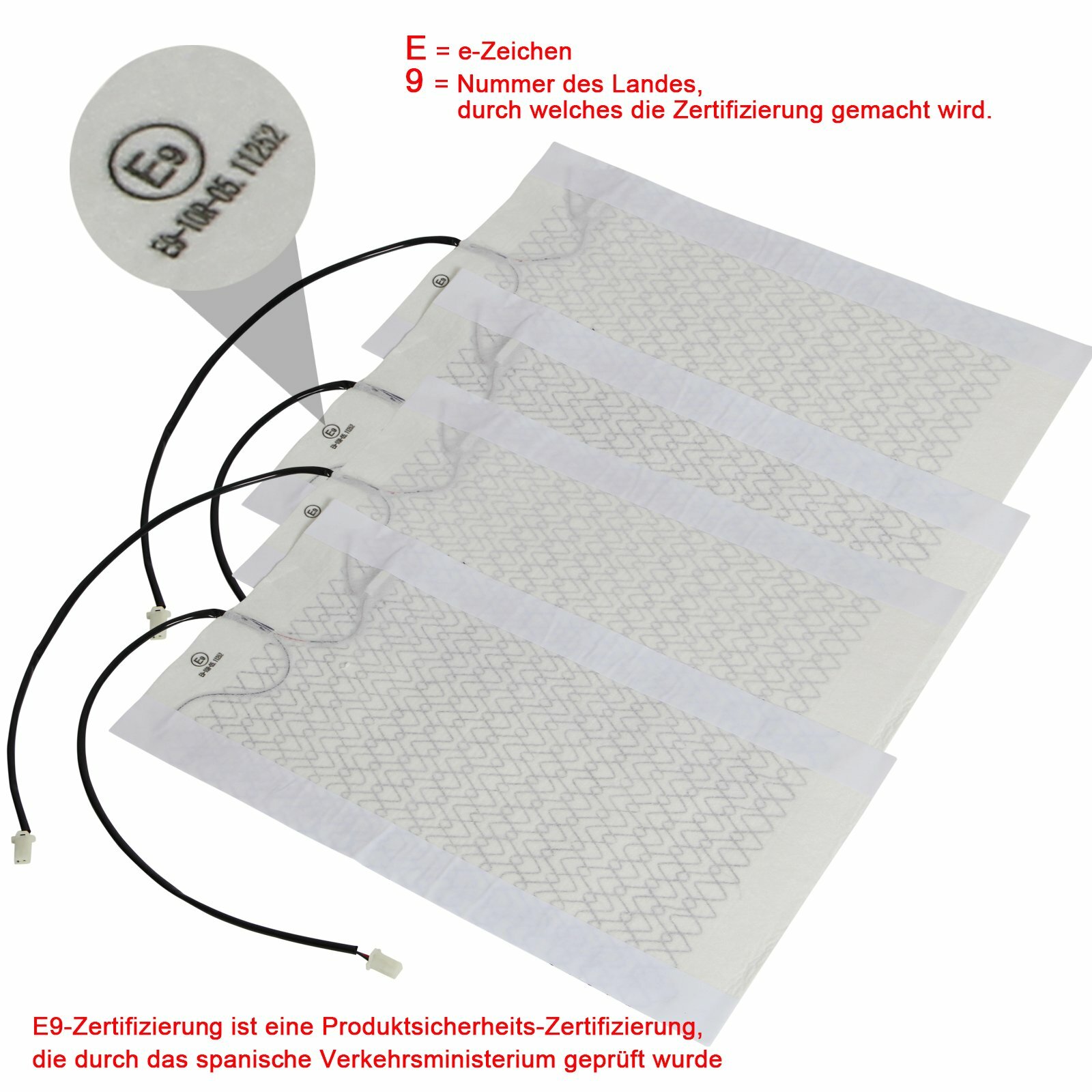 2 Set Auto Carbon Universal Sitzheizung Heizmatten Nachrüstsatz KFZ PKW 2 Stufen