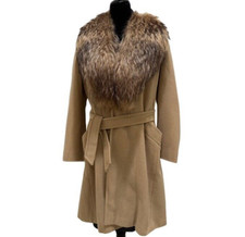 Sport Max Light Brown Coat, Size Usa 8.