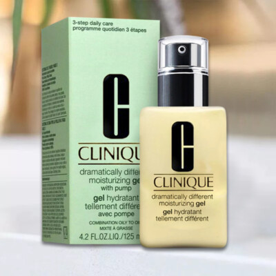 Neu Dramatically Different Moisturizing Lotion/Gel mit Pumpe C|ini Q_ue 125 ml