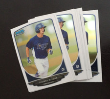 2013 Bowman Draft BDPP42 Thomas Milone 10 count all chrome lot Tampa Bay Rays