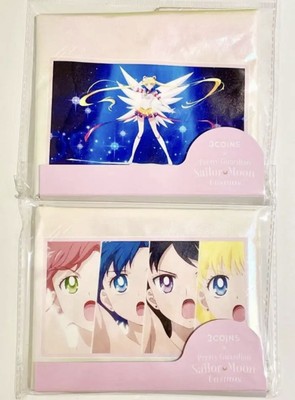 Sailor Moon Cosmos Eco Bag A B 2 Type Sailor Moon Eternal 4 Warrior 3 Coins Neu