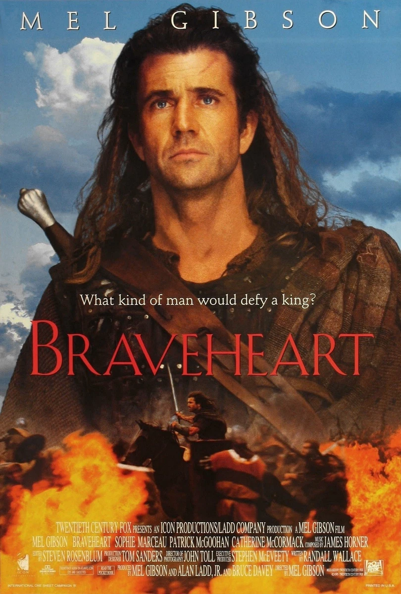 Braveheart movie poster (B) 11 x 17 inches - Mel Gibson poster, William  Wallace | eBay