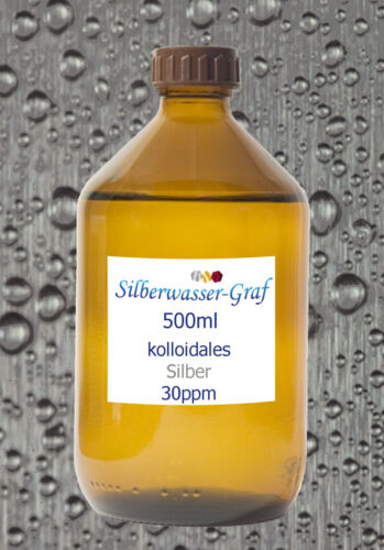 KOLLOIDALES SILBER – Hochvolt-Verfahren   500 ml - Silberwasser - Bild 1 von 1