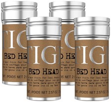 TIGI Bed Head Hair Wax Stick: Strong Hold, Triple Wax, Hair Styling, 2.57oz, 4-P