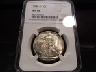 1946-D MS66 Liberty Walking Half Dollar NGC Certified Gem - White/Light Gold Hue