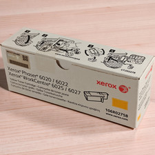 Xerox 106R02758 Yellow Toner Cartridge Phaser 6020 6022 WorkCentre 6027